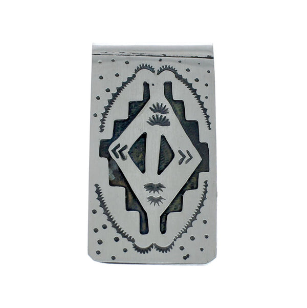 Genuine Sterling Silver Native American Money Clip SN20353